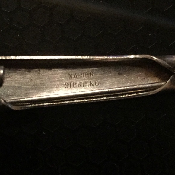 Napier Sterling diaper pin or unusual pin - Picture 6 of 6